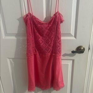 Meshki Lace Dress (quincy mini dress) Bubblegum Pink